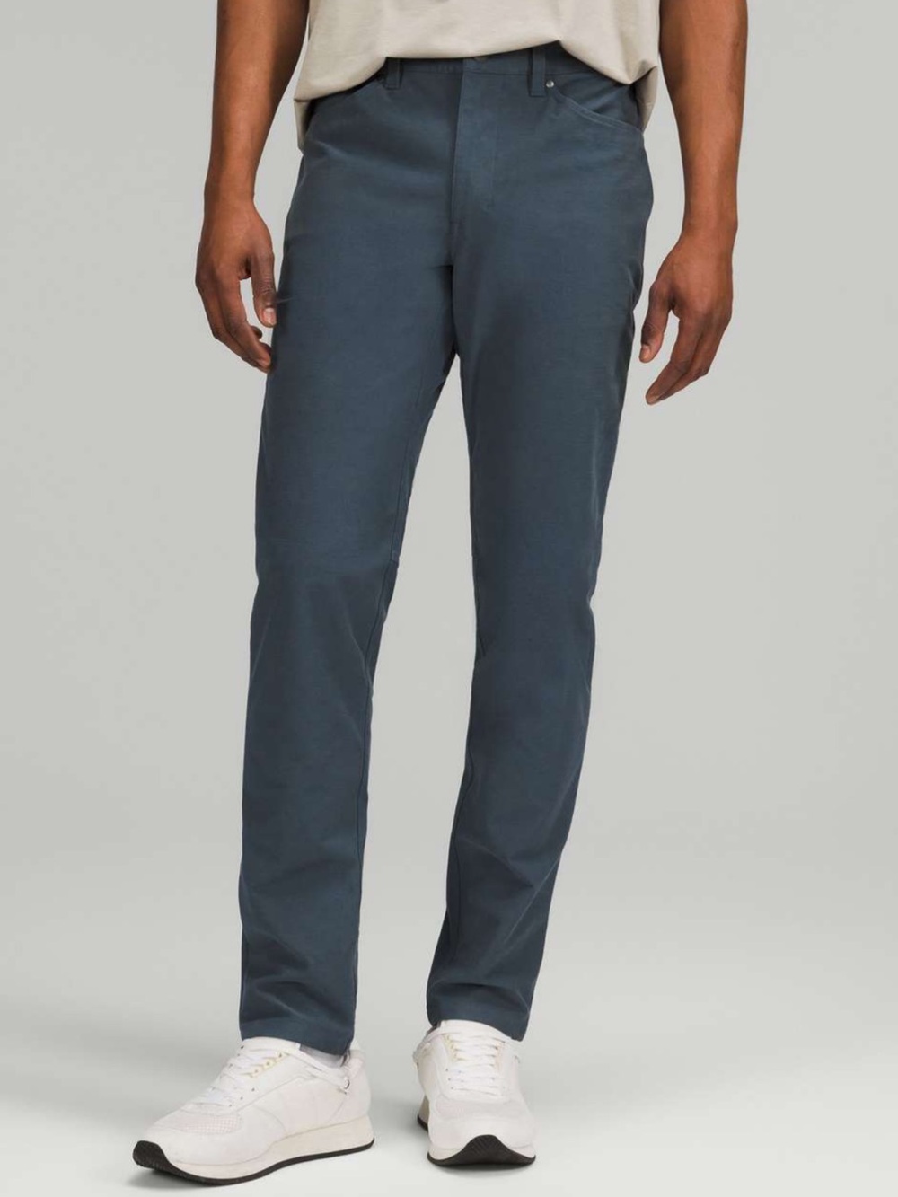 Lululemon ABC Slim Fit Pant 34" Utilitech Iron Blue Mens Size 32 Chino Jean